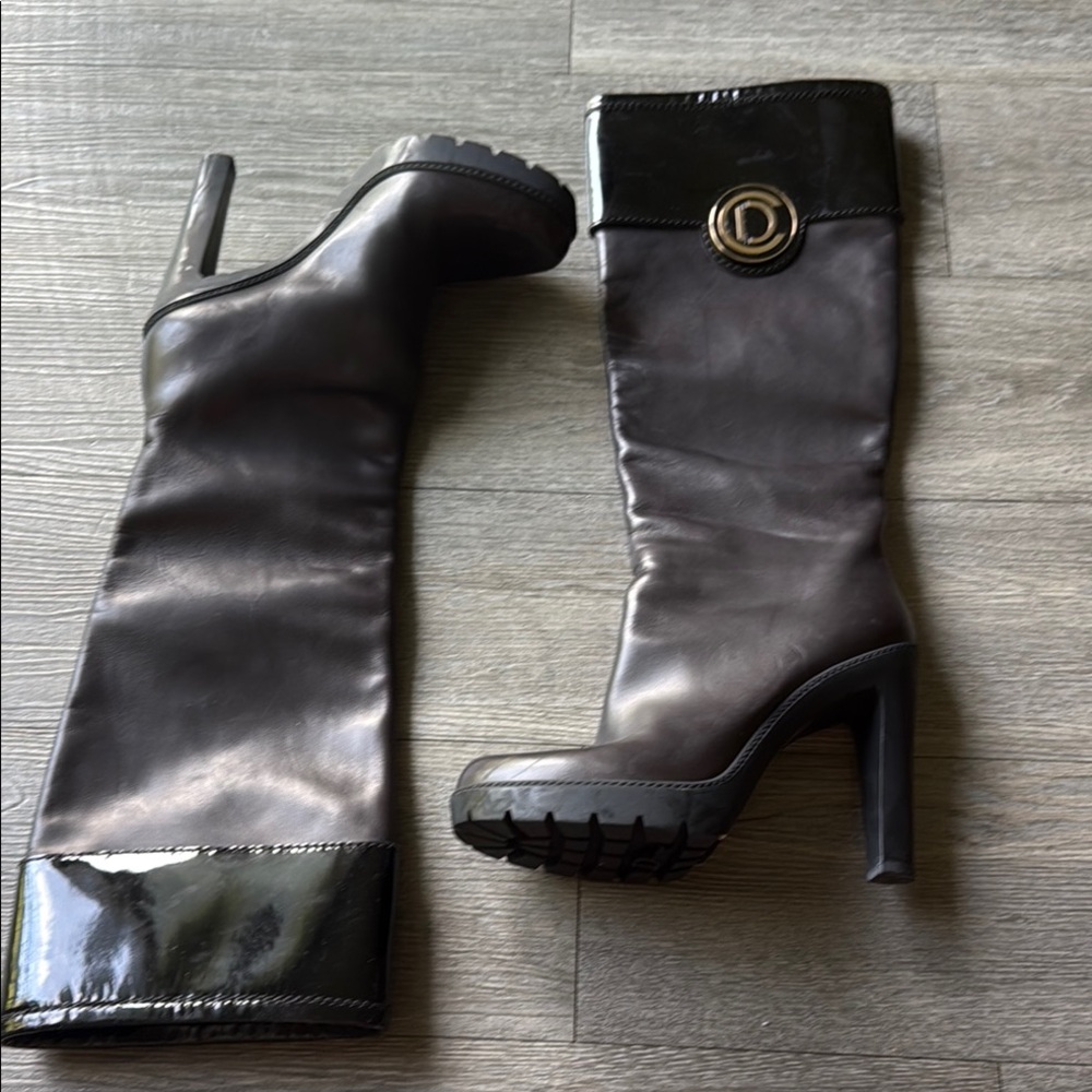 Dior Black Heeled Boots with Stiletto Heel